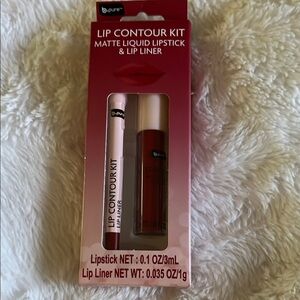 Lip Contour Kit - Matte Liquid Lipstick & Lip Liner - Red